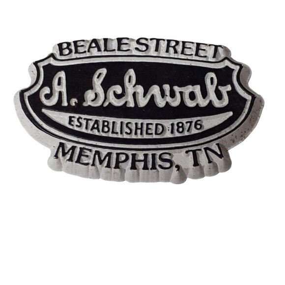 Travel Souvenir A. Schwab Bealestreet Memphis TN Refrigerator Magnet